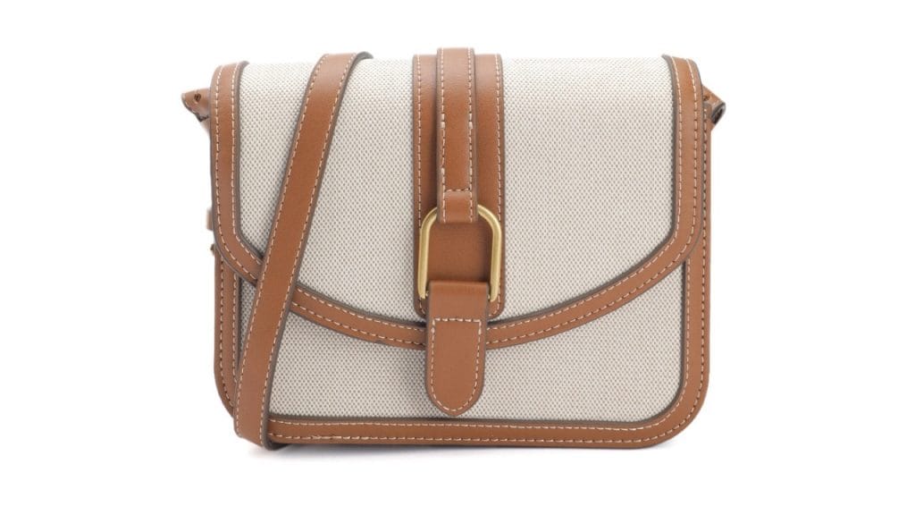 MANGO Colourblocked Structured Sling Bag