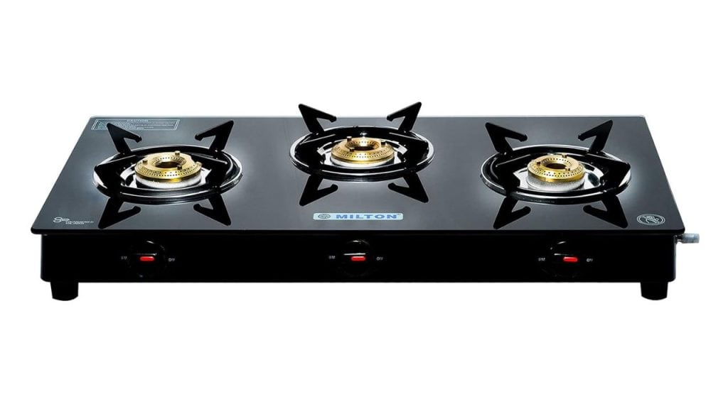 MILTON Premium 3 Burner Gas Stove