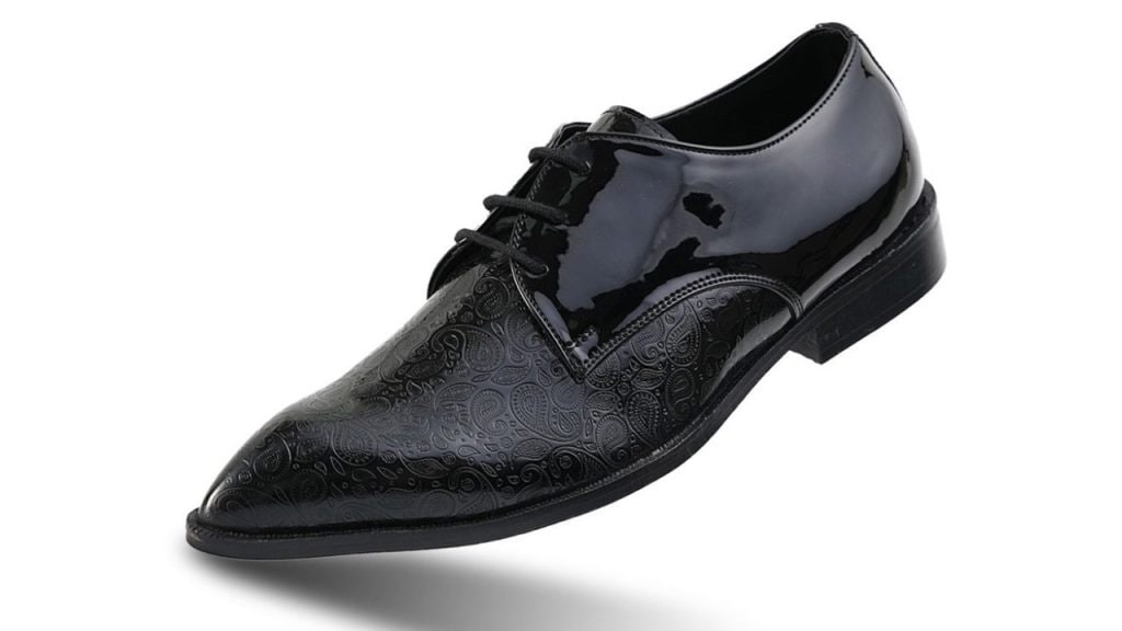 MONKSTORY Men Textured Lace-Up Derbys