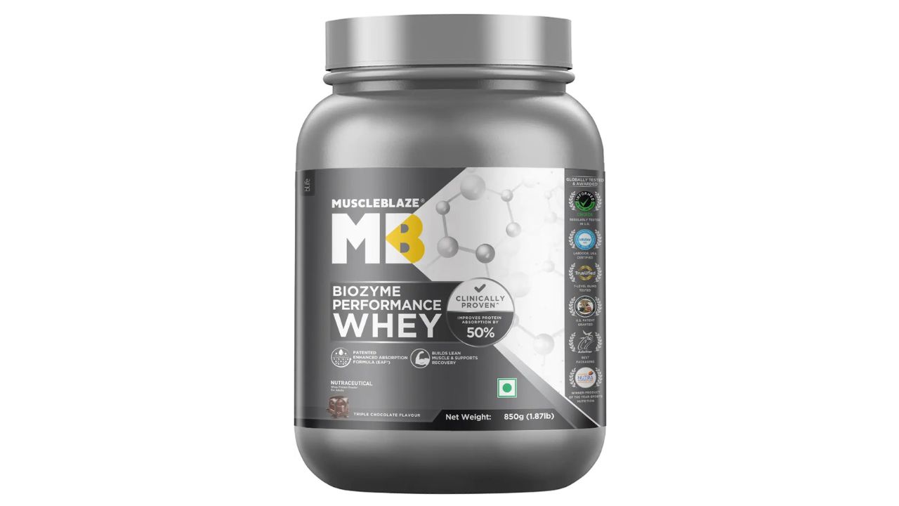 MUSCLEBLAZE Biozyme Performance Whey Protein Powder 