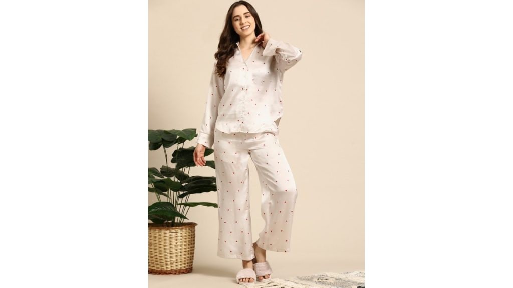 Mast & Harbour Women Printed Night suit