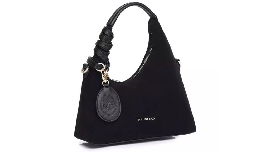 Milliot & Co. Sunova Faux Suede Mini Top Handle Bag