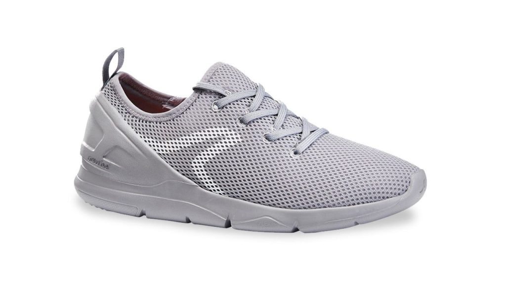 Newfeel By Decathlon Women Grey Mesh Walking Shoes