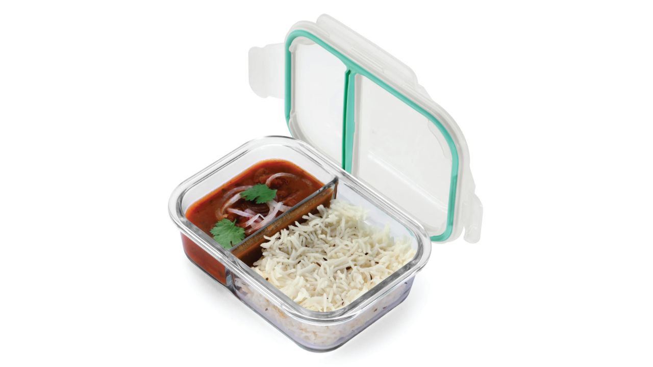 Oliveware Elite Natural Glassware Bento Lunch Box