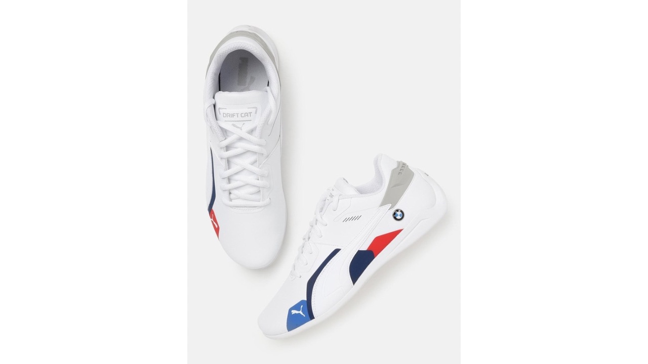 PUMA Motorsport Unisex White BMW M Drift Cat Delta Sneakers