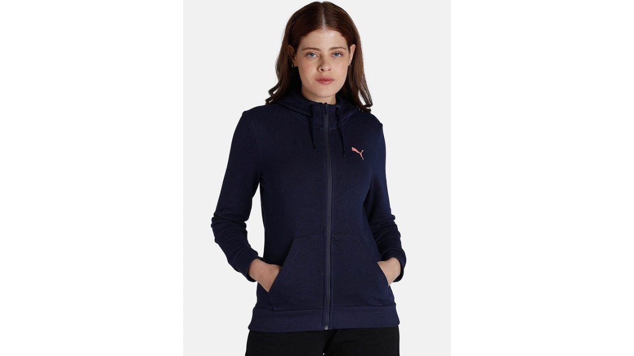 Puma Women Regular Fit Cotton Outdoor Sporty Jacket