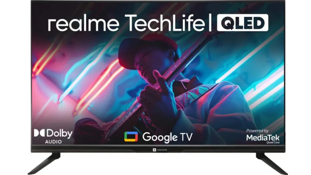 realme CineSonic – Vibrant QLED, 20W speakers, and versatile ports