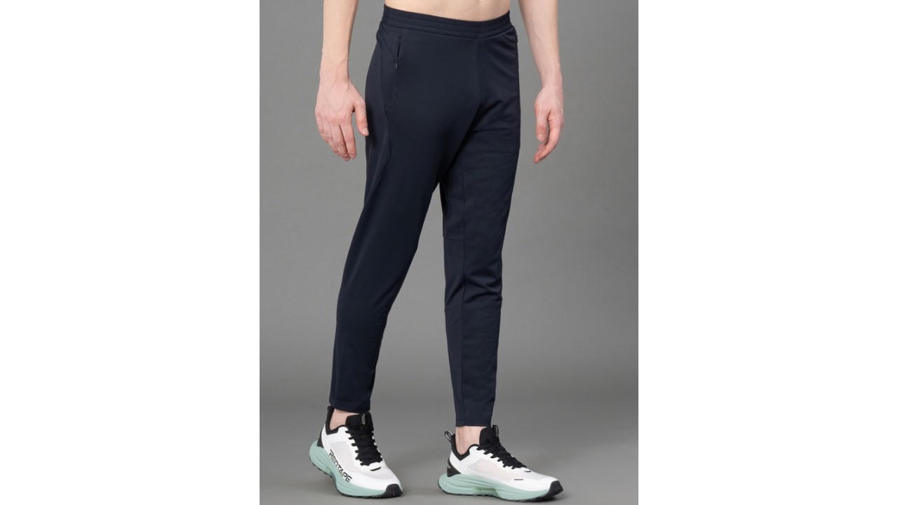 Red Tape Men Mid-Rise Antimicrobial Track Pants