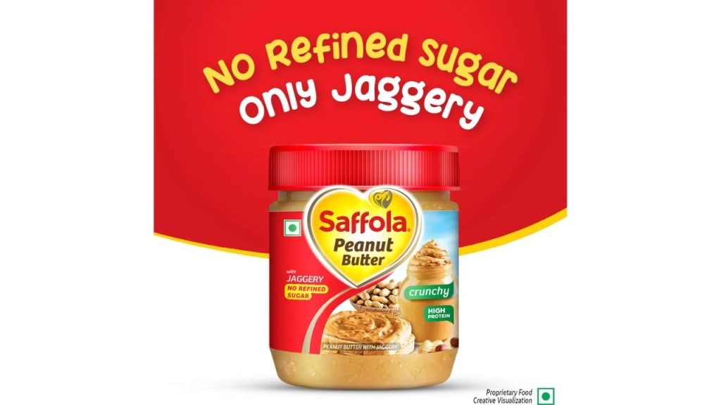 Saffola Peanut Butter with Jaggery (Crunchy) – The Indian Health Hero