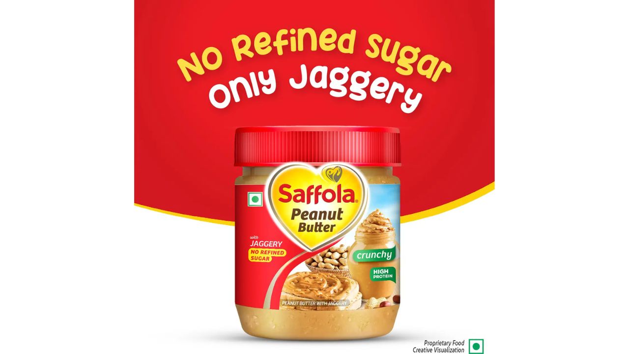 Saffola Peanut Butter with Jaggery (Crunchy) – The Indian Health Hero