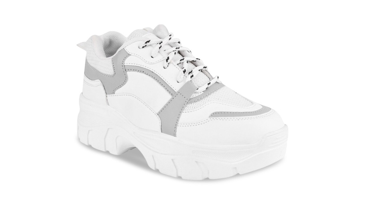 Shoetopia Women Colourblocked Lightweight Sneakers