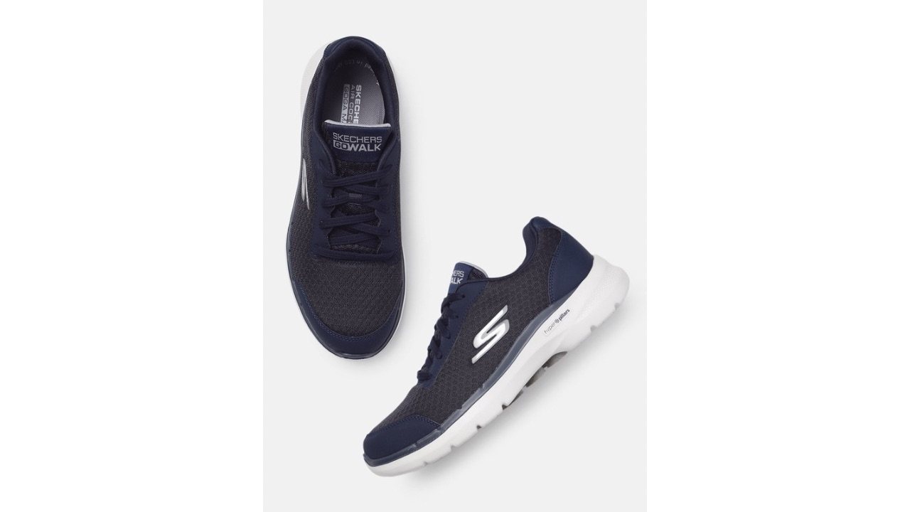 Skechers Men GO WALK 6 - ROCA Mesh Walking Shoes