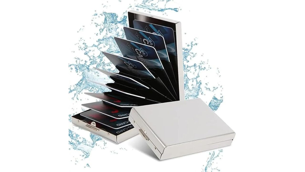 Stealodeal Silver Stainless Steel RFID Holder – The Statement Maker