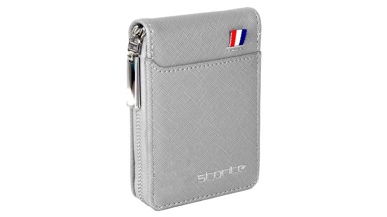 Storite PU Leather 9 Slot Vertical Card Holder