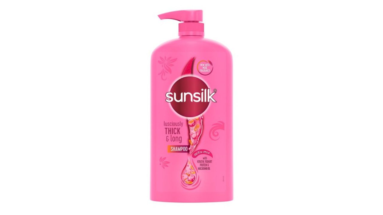 Sunsilk Lusciously Thick & Long Shampoo With Keratin & Macadamia Oil 1 Ltr
