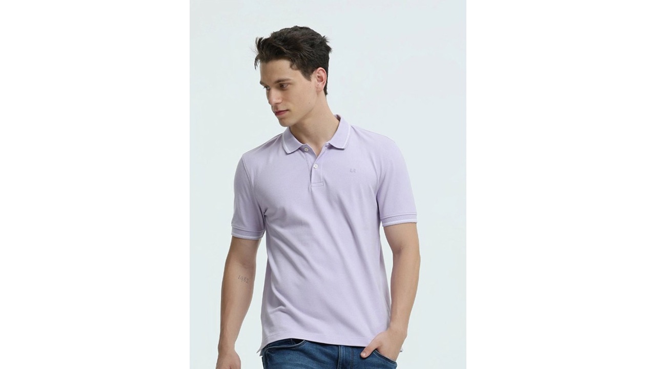TURMS Anti Stain Anti Odor Water Repellent Cotton Polo T-Shirt