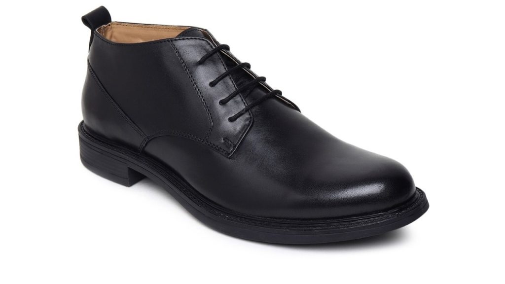Teakwood Leathers Men Black Solid Formal Leather Derbys