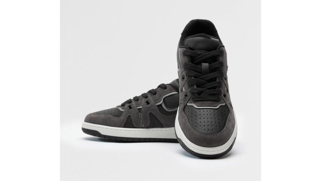 The Souled Store Men Black PU Sneakers