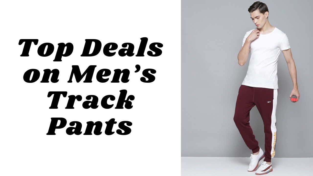 Top deals on men’s track pants