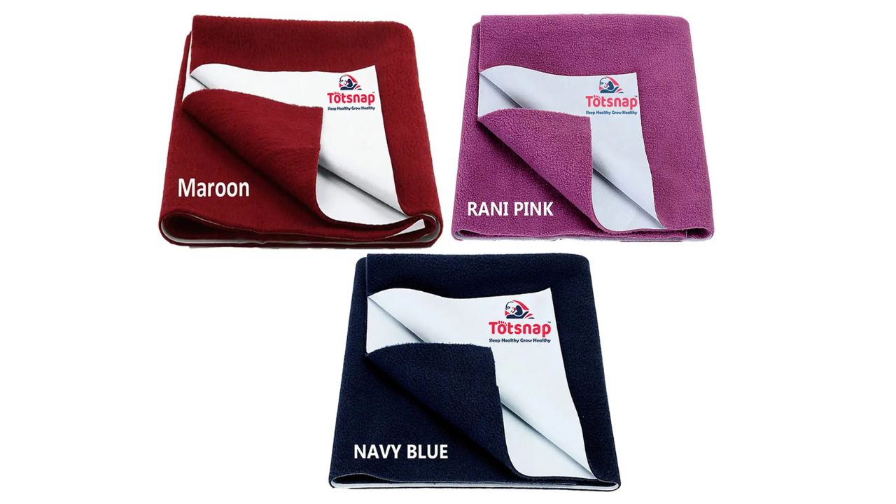 TotSnap Fleece Rubber Mat – Soft Meets Secure