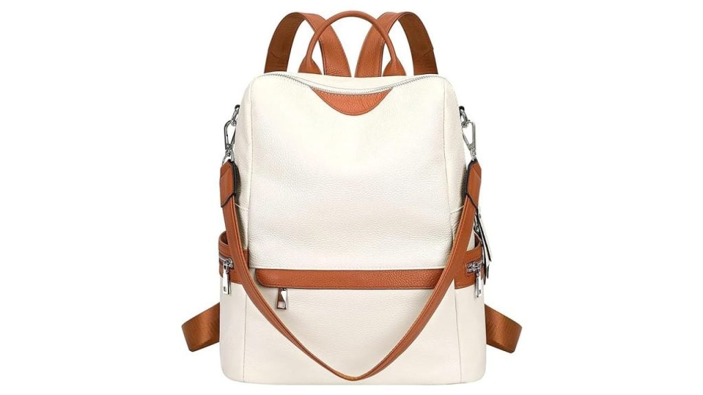 TrueArch Leather Backpack Purse