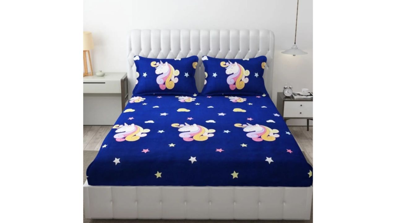 Truebuy Reversible Cotton King Bed Cover – The Two-in-One Wonder