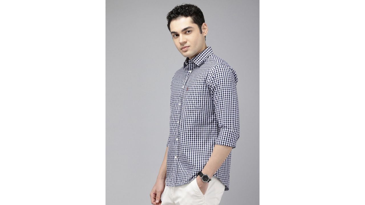 US Polo Assn. Pure Cotton Tailored Fit Gingham Checked Casual Shirt