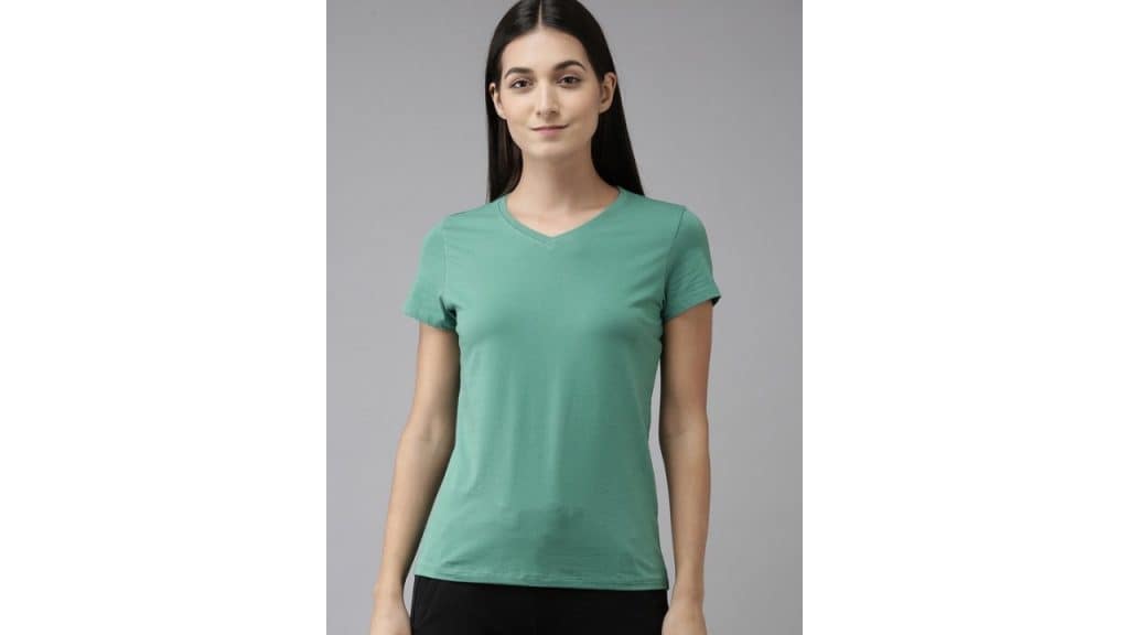 Van Heusen Women V-Neck Lounge T-shirt