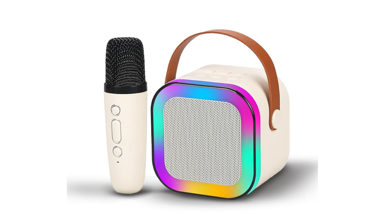 Wembley Rechargeable Karaoke Mic with Speaker