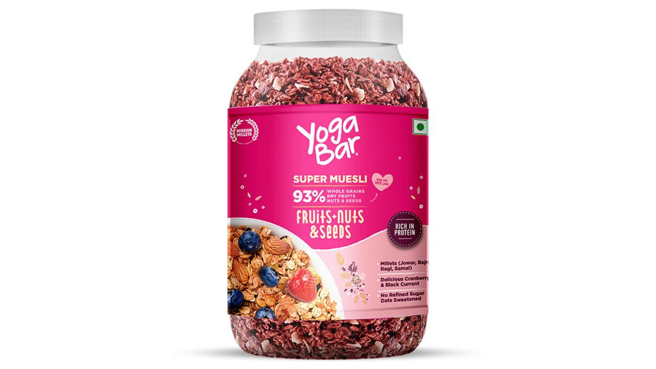 YogaBar Fruits, Nuts & Seeds Muesli – The Protein Prodigy
