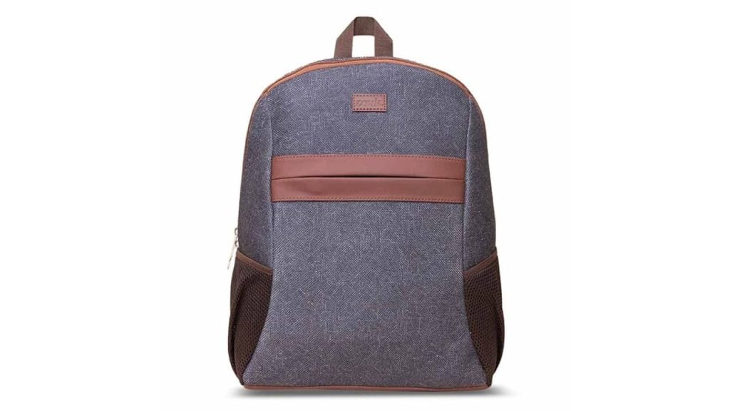 ZOUK Printed Women’s Jute Handcrafted Vegan Leather Backpack