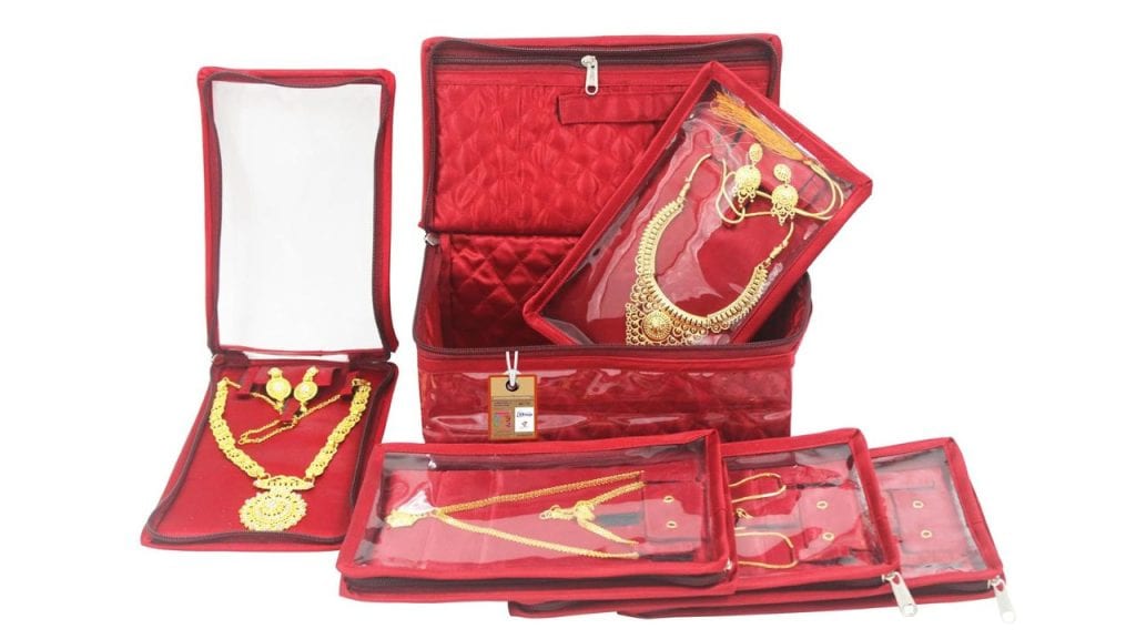 Atorakushon Satin Jewellery Organizer