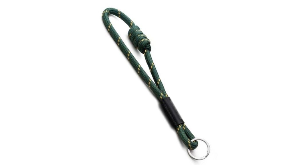 DailyObjects Green Textured Twist Key Chain
