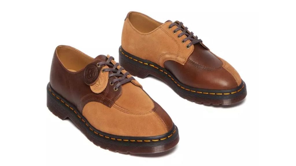 Dr. Martens 2046 Regency Calf Repello Suede Brown Shoes Men