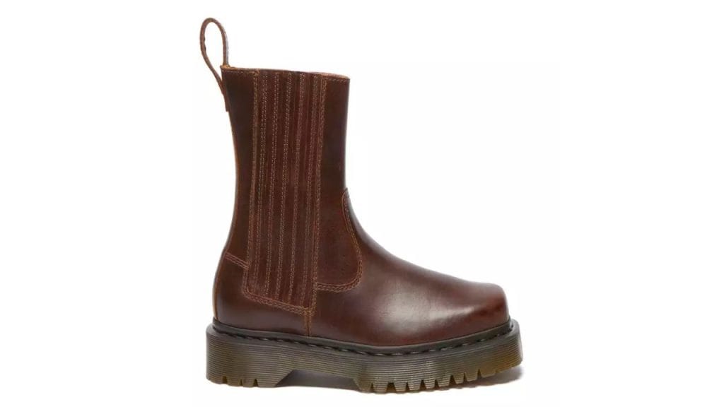 Dr. Martens Amaayah Lo Leather Boots Butterscotch Women