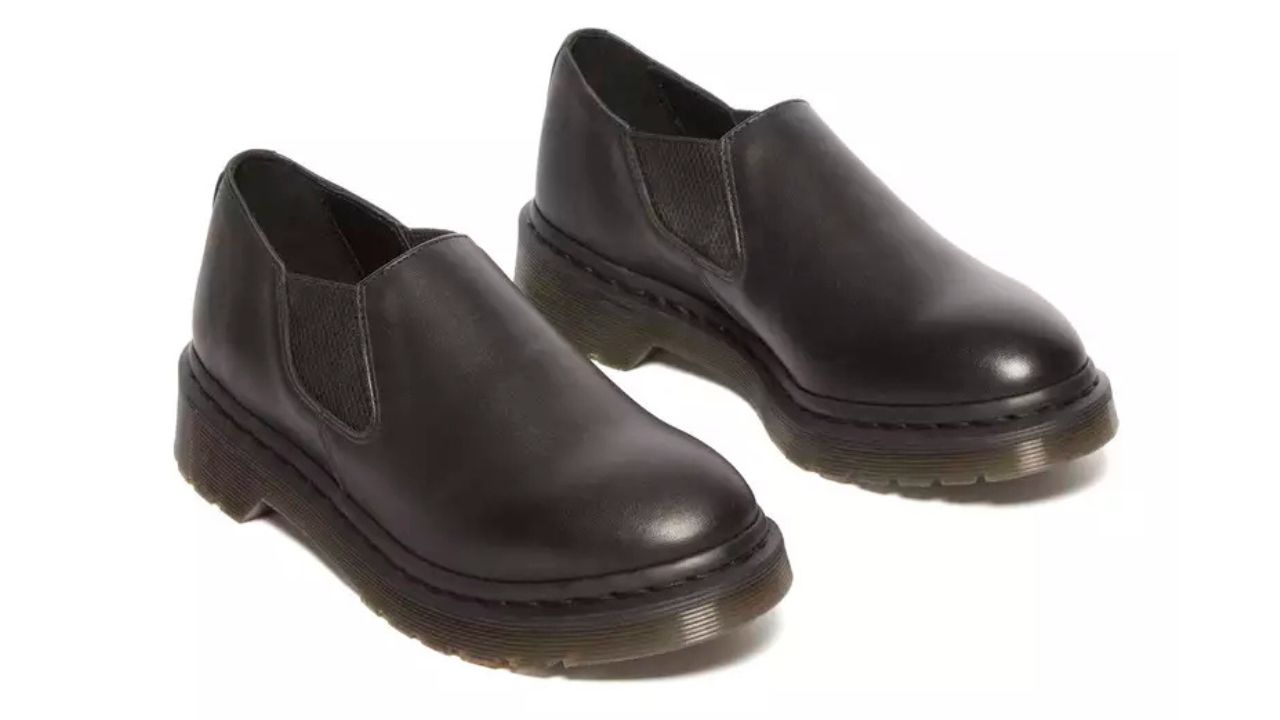 Dr. Martens Louis Analine Leather Black Shoes Men