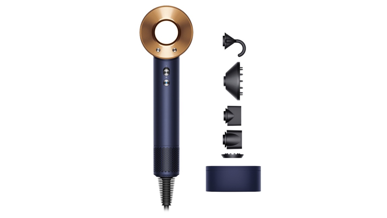 dyson Supersonic Hair Dryer With Heat Control - Prussian Blue & Rich Copper