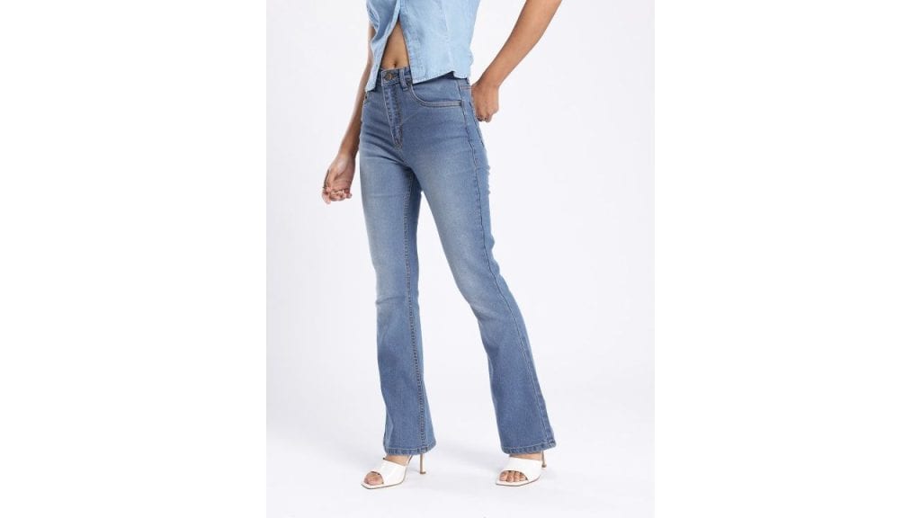 Glitchez Classic Cool Bootcut Light Faded Jeans