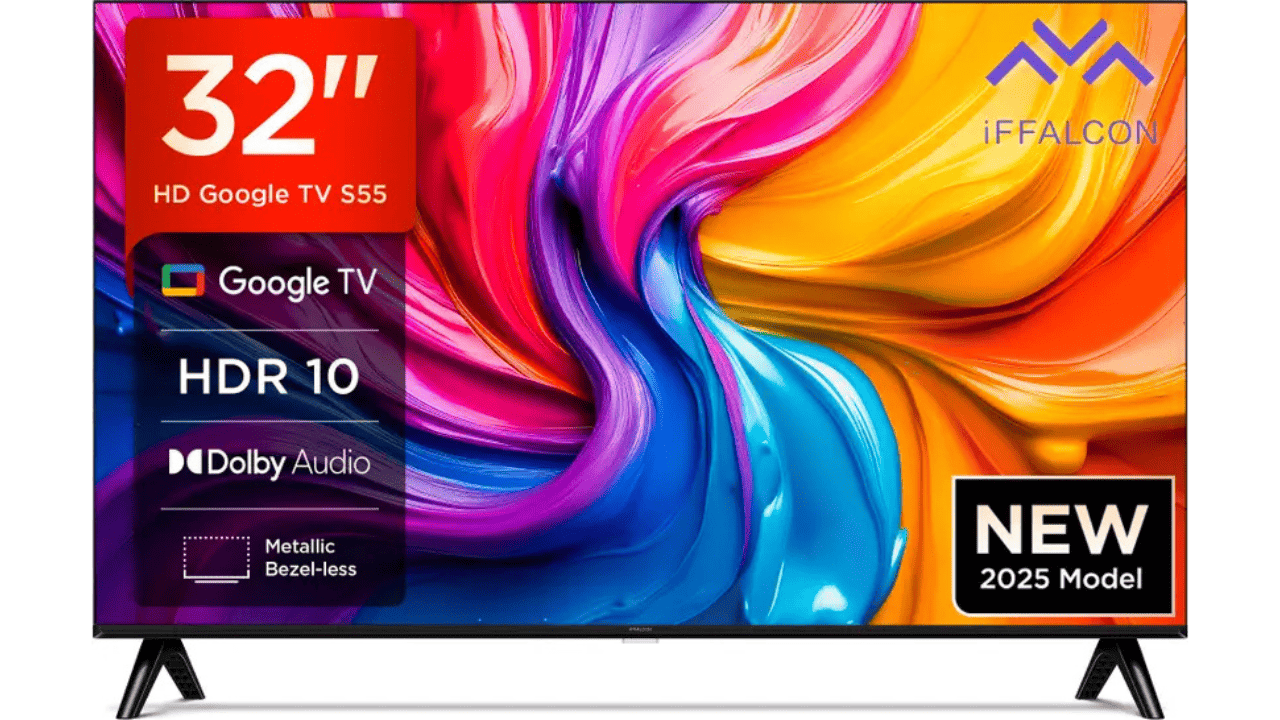 iFFALCON 32” Google TV – Sleek, fast, and smart with Google Assistant