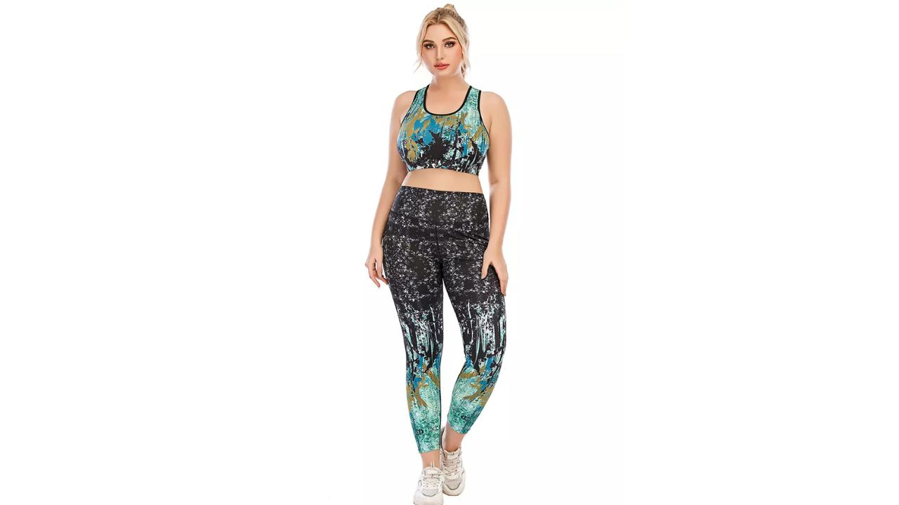 Its Me Plus Size Fitness Yoga Sports Suit