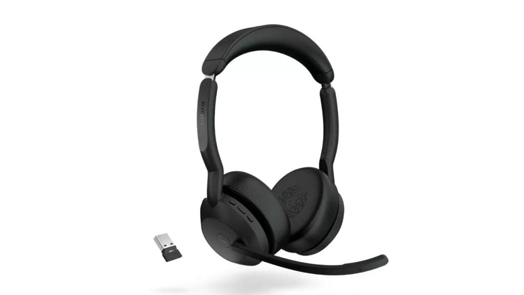 JABRA Evolve2 55 - Link380a MS Stereo Active Noise Cancelling Wireless Headset (ANC)