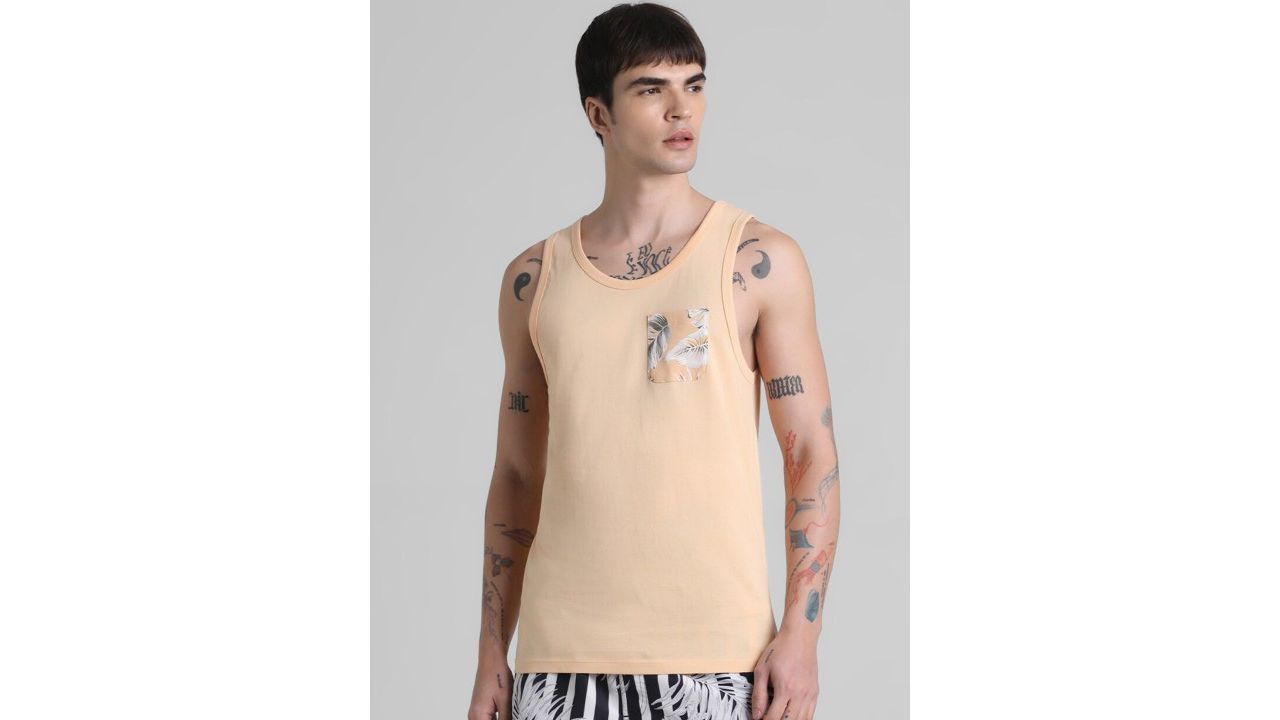 Jack & Jones JJ Chill Pocket Pure Cotton Basic Vest 1446480005