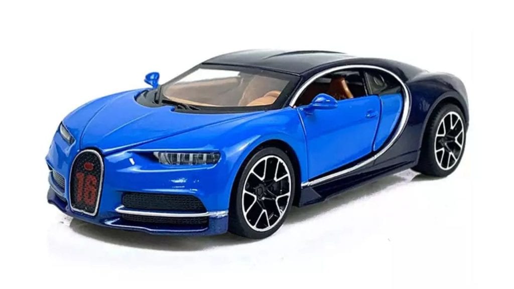 Kiddie Cave Bugatti Chiron Die-Cast Toy 1/32 Scale Model
