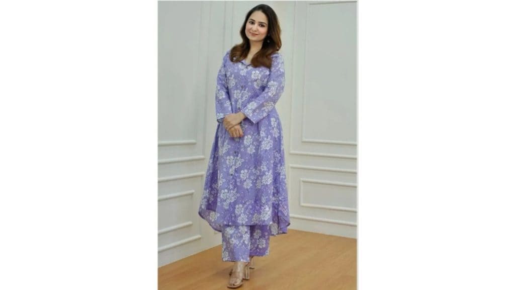 LILYSDEN Women Viscose Rayon Kurti Pant Set