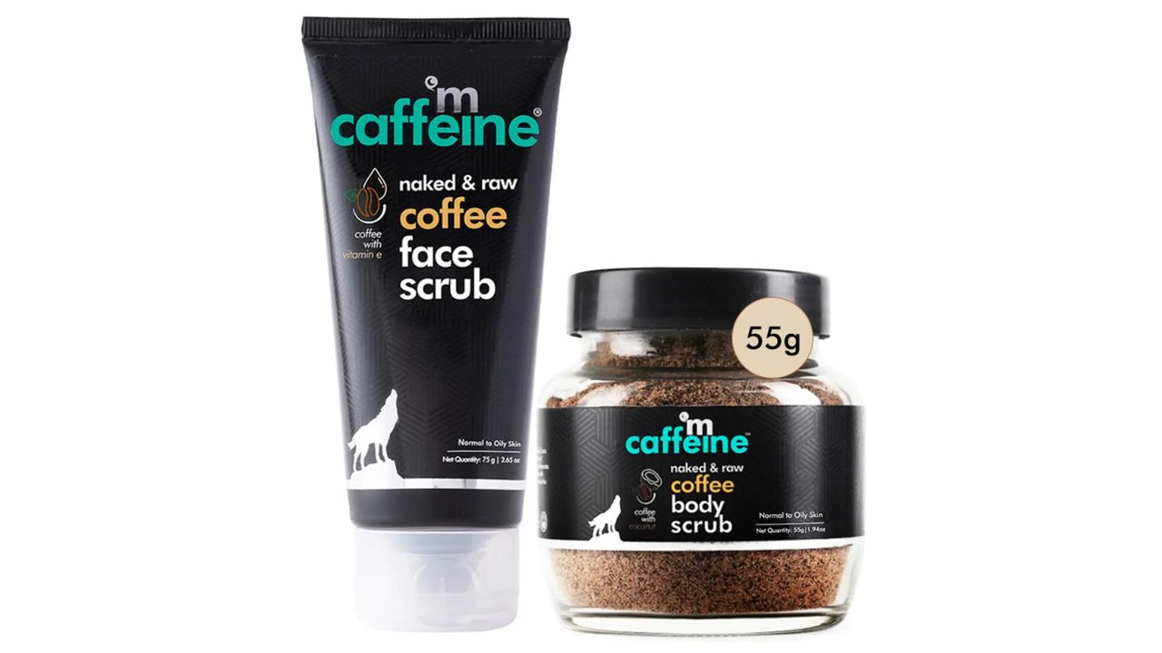 mCaffeine Coffee Body & Face Scrub Pack