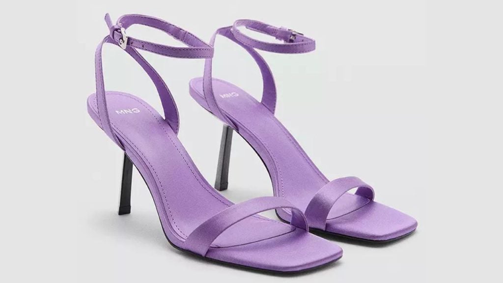 Mango Square-Toe Stiletto Heels