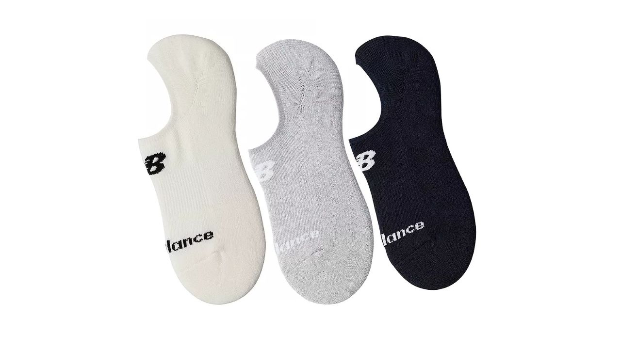 New Balance 3 Pairs NB Everyday Ultra Low No Show Socks