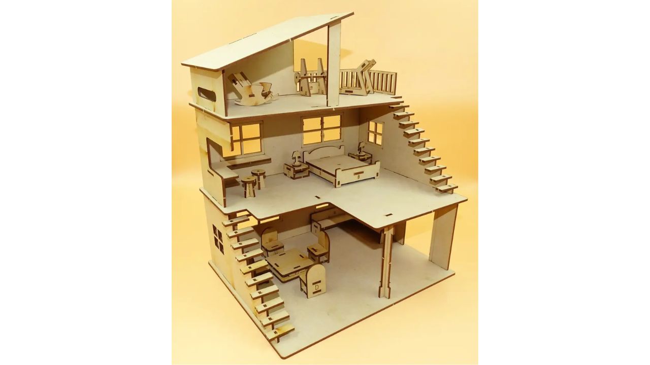 Poksi DIY Do It Yourself Doll House