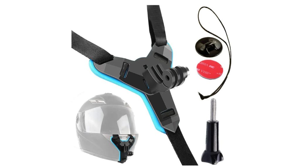 Quikprof Helmet Strap Camera Mount