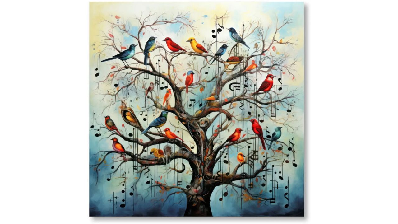 SAF Wooden Framed Nature Art Canvas